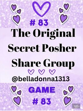 Featured on The Original Secret Posher Game. Hosted @belladonna1313